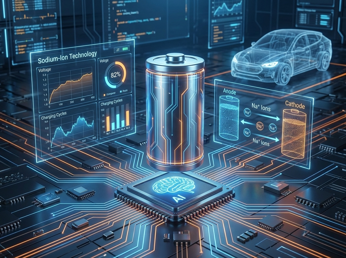 나트륨이온 배터리 구조도